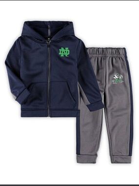 Colosseum Toddler Boys Notre Dame Fighting Irish Athletic Sweatsuit